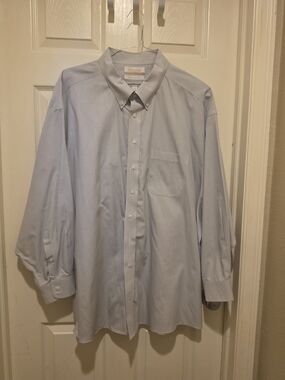 Roundtree & Yorke Gold Label Button-Up Dress Shirt Size 20 34/35